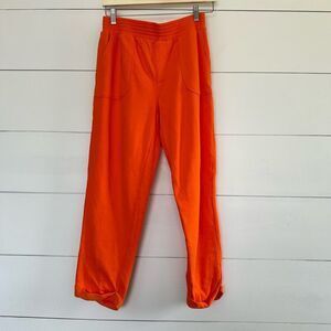 Loft Outlet Women’s Small Orange Cuffed Jogger Pants